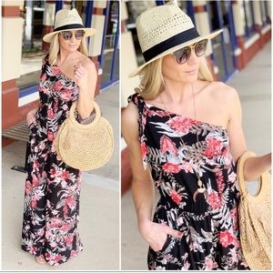 Black Floral Summer Vacay Jumper 🌸🌺